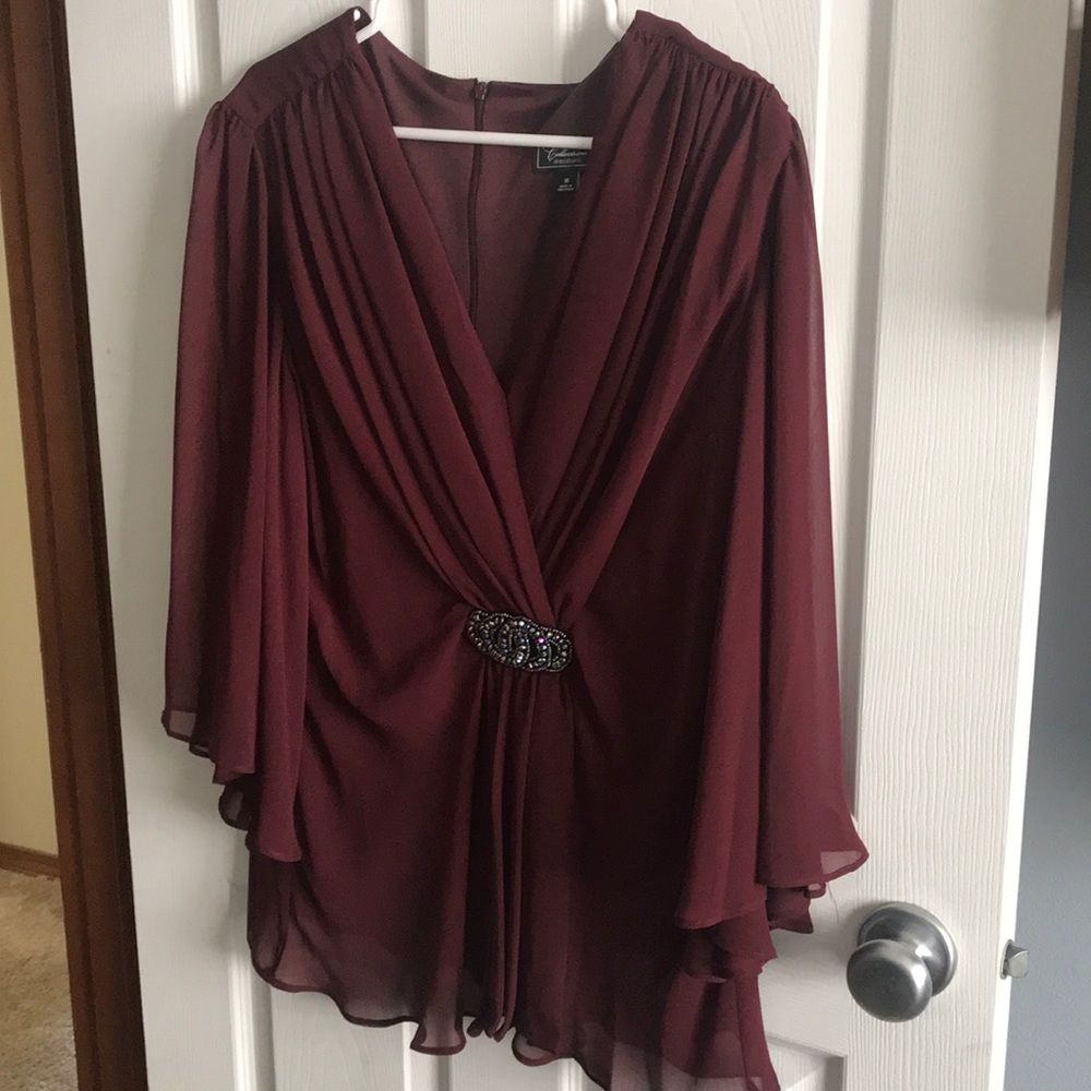 Evening blouse. Dress barn.